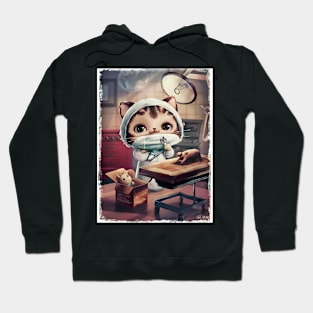 Cute cat surgeon Hoodie